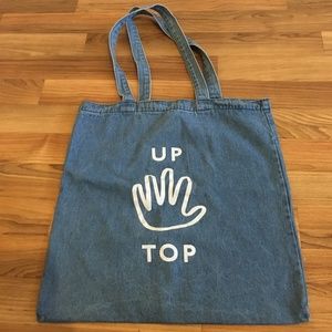 Madewell Insider Up Top Denim Tote